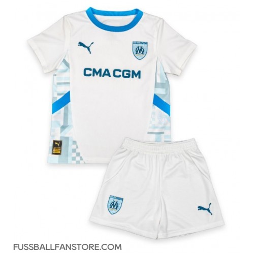 Olympique de Marseille Mason Greenwood #10 Replik Heimtrikot Kinder 2024-25 Kurzarm (+ Kurze Hosen)